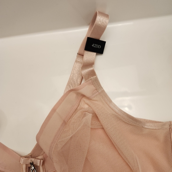 Curvycouture Mesh Bra Size 42DD - Picture 3 of 5